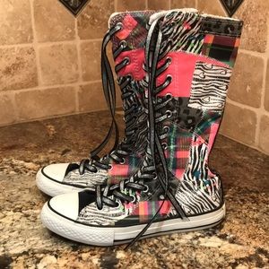 Converse All Star knee high Sz 2
